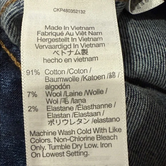 Madewell The Curvy Perfect Vintage High Rise Blue Jeans